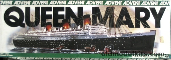 Revell 1/568 RMS Queen Mary (Advent Issue), 2603 plastic model kit